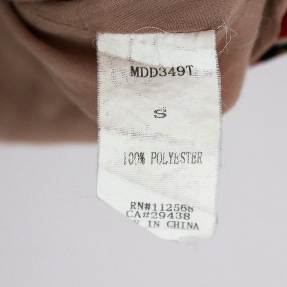 Miss Me Retro Geometric Print Fit Flared Skater Dress S V Neck Pinup Y2K Vintage - Picture 13 of 16